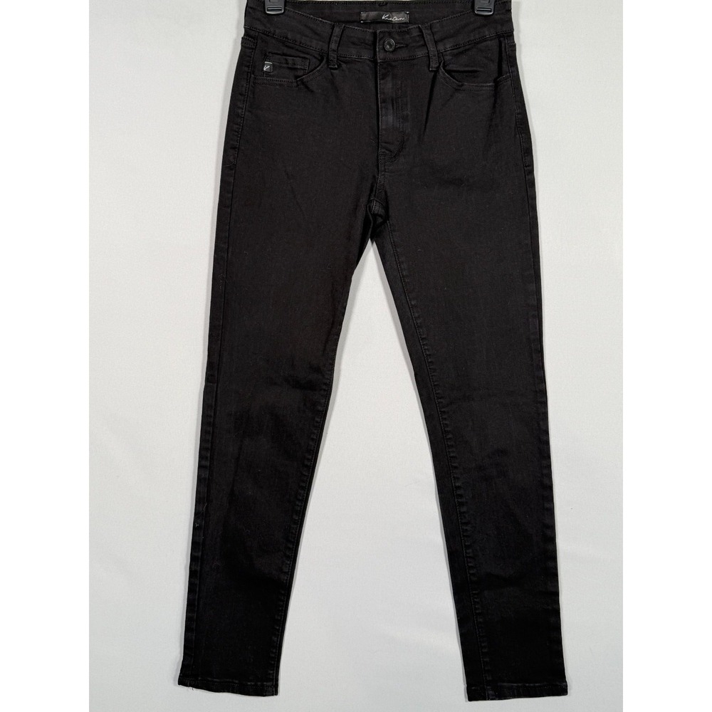 KanCan Women's Dark Wash Black Jeans Size 11/29‎ 27x27.5" Rise 9" Skinny Slim